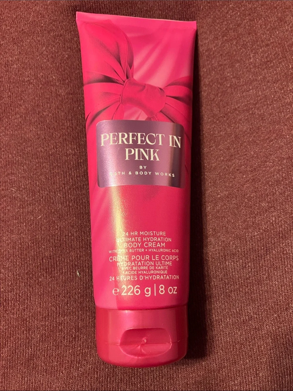 Bath & Body Works Pink Body Cream - Vibrant Pink Tube